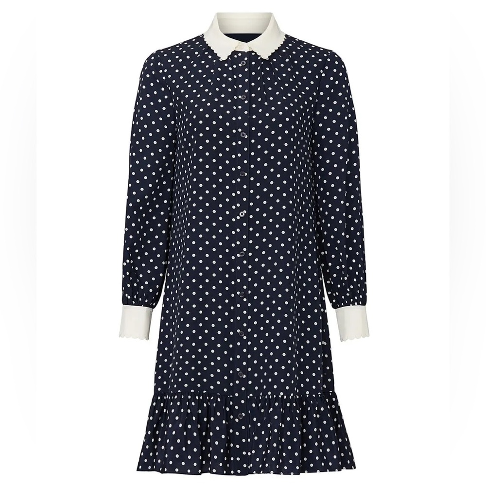 Tory Burch Cora Polka Dot Shirt Dress